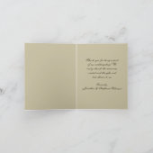 Sand Hearts on Beach, vielen Dank für Ihre Karten (Innenseite)