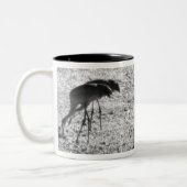 Sand Hill Cranes Zweifarbige Tasse (Links)