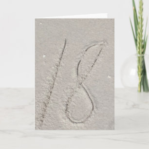 Sand Holiday Card Feiertagskarte