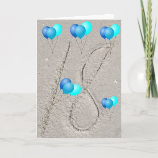 Sand Holiday Card Feiertagskarte (Vorderseite)