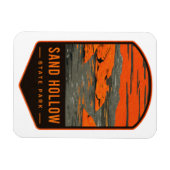 Sand Hollow Staat Park Magnet (Horizontal)