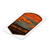 Sand Hollow Staat Park Magnet (Linke Seite)