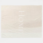 Sand Horizon Aquarell Fleecedecke (Vorderseite (Horizontal))