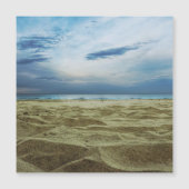 Sand im Strand Magnetkarte (Vorderseite)