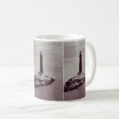 Sand-Insel-Leuchtturm Kaffeetasse (VorderseiteRechts)