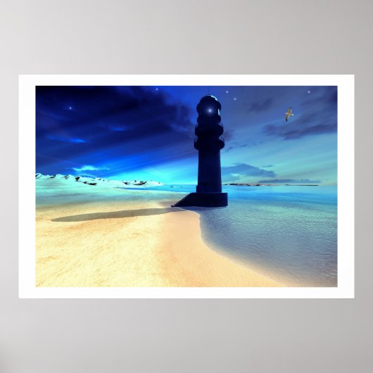 SAND-ISLAND-LICHTDRUCK POSTER (Vorne)