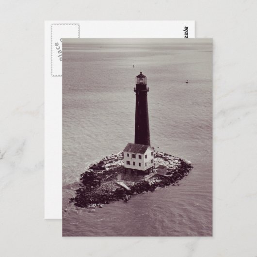 Sand Island Lighthouse Postkarte (Vorne/Hinten)