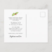 Sand ist der neue Schnee Flamingo Beach Holiday Mo Ankündigungspostkarte (Rückseite)