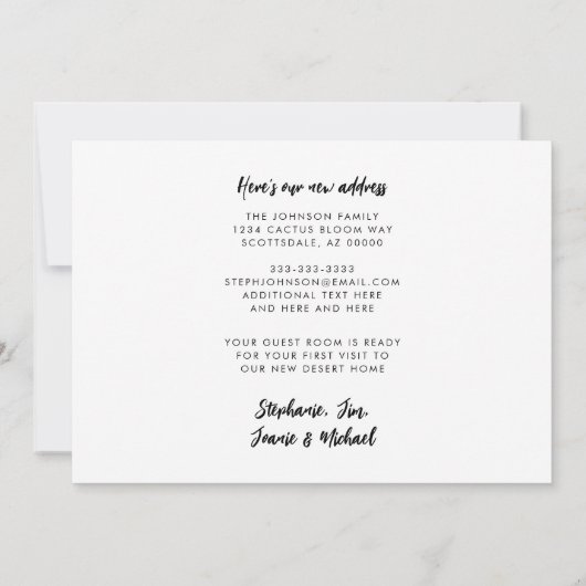 Sand ist die neue Snow Arizona-Adresse Ankündigung (Rückseite)