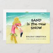 Sand ist die neue Snow Flamingo Beach New Zuhause Ankündigung (Vorne/Hinten)