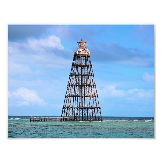 Sand Key Lighthouse, Florida Foto Print (Vorne)