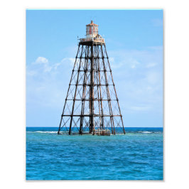 Sand Key Lighthouse, Florida Foto Print
