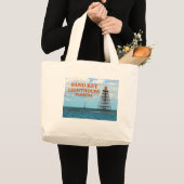 Sand Key Lighthouse, Florida Jumbo Tote Bag Stoffbeutel (Vorderseite (Produkt))