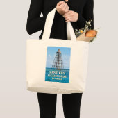 Sand Key Lighthouse, Florida Jumbo Tote Bag Stoffbeutel (Vorderseite (Produkt))
