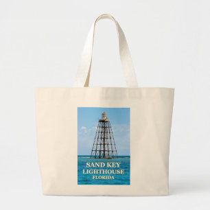 Sand Key Lighthouse, Florida Jumbo Tote Bag Stoffbeutel