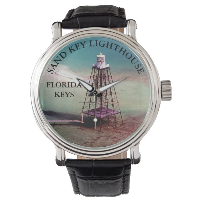Sand Key Lighthouse, Florida Keys eWatch Armbanduhr (Vorderseite)