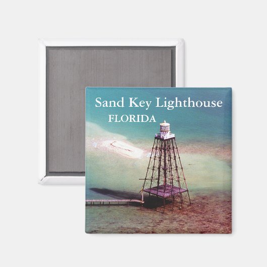 Sand Key Lighthouse, Florida Magnet (Vorderseite/Rückseite)