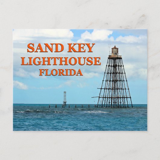 Sand Key Lighthouse, Florida Postcard Postkarte (Vorderseite)