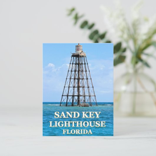 Sand Key Lighthouse, Florida Postcard Postkarte (Stehend Vorderseite)