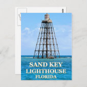 Sand Key Lighthouse, Florida Postcard Postkarte (Vorne/Hinten)