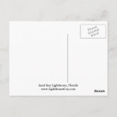 Sand Key Lighthouse, Florida Postcard Postkarte (Rückseite)