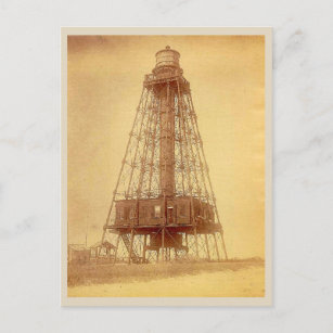 Sand Key Lighthouse Florida Vintages historisches  Postkarte