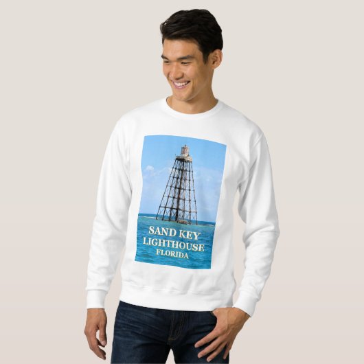 Sand Key Lighthouse, Key West Florida Keys Sweatshirt (Vorne ganz)