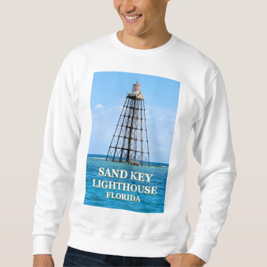 Sand Key Lighthouse, Key West Florida Keys Sweatshirt (Vorderseite)