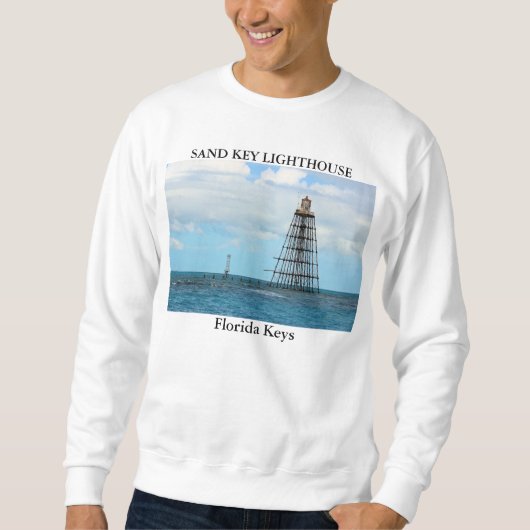 Sand Key Lighthouse, Key West Florida Keys Sweatshirt (Vorderseite)