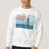 Sand Key Lighthouse, Key West Florida Keys Sweatshirt (Vorderseite)