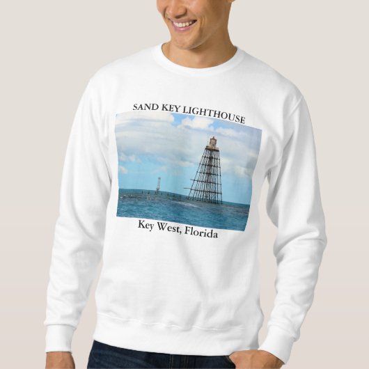 Sand Key Lighthouse, Key West Florida Sweatshirt (Vorderseite)