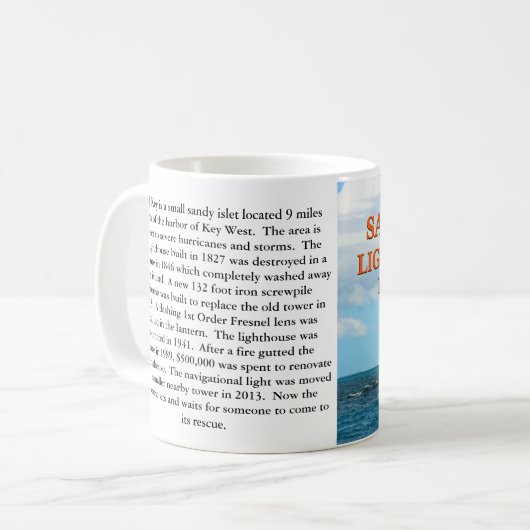 Sand Key Lighthouse, Tasse Florida (Vorderseite Links)