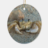 Sand-Krabbe Keramik Ornament (Links)