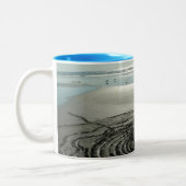 Sand-Kreis-Tasse #2 Zweifarbige Tasse (Links)