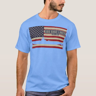 Sand Lance SS381 U-Boot Vintage abgenutzt Amer T-Shirt