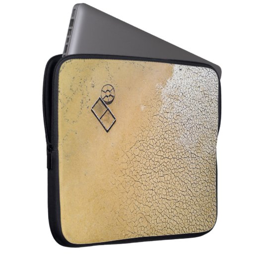 Sand Laptopschutzhülle (Vorne Rechts)