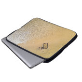 Sand Laptopschutzhülle (Vorne Knopf)