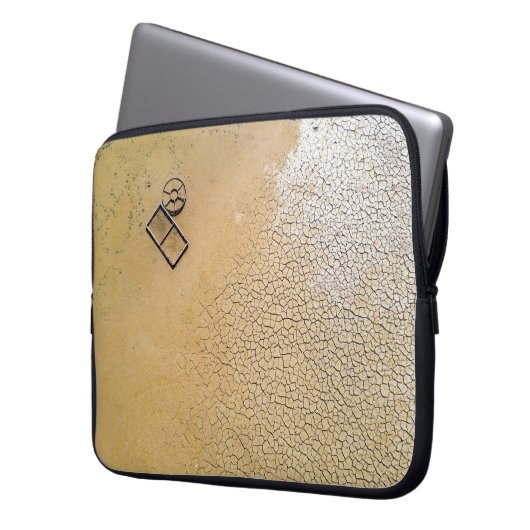 Sand Laptopschutzhülle (Vorderseite Links)