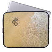 Sand Laptopschutzhülle (Vorderseite)
