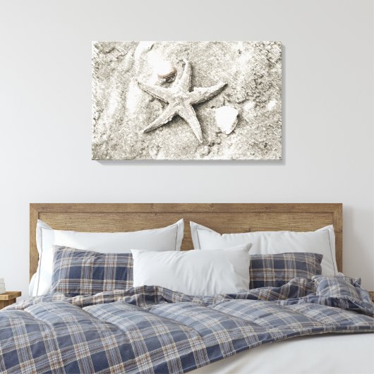 Sand Leinwanddruck (Insitu (Schlafzimmer))