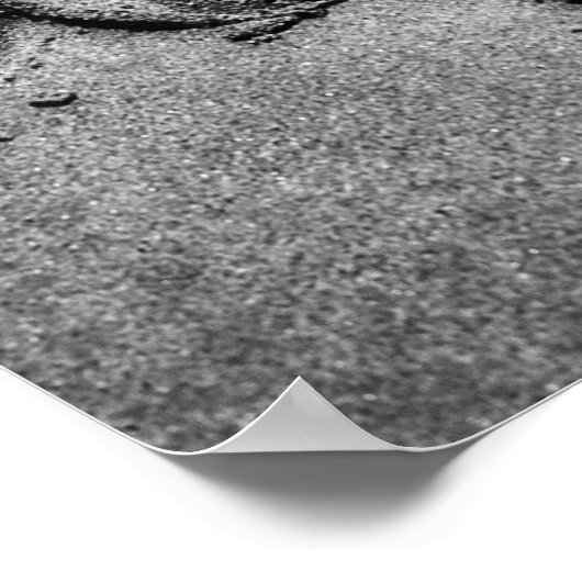 Sand Liebe Beach Fotokunst Poster (Ecke)