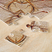 Sand-Mandala-Muster mit Sternzentrum-Puzzle Puzzle (Seite)