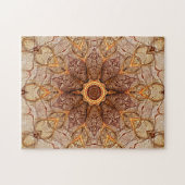 Sand-Mandala-Muster mit Sternzentrum-Puzzle Puzzle (Horizontal)