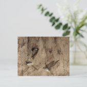 Sand-Martin-Postkarte Postkarte (Stehend Vorderseite)