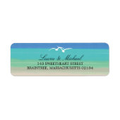 Sand, Meer und Möwen | RÜCKSENDEADRESSE (Vorne)