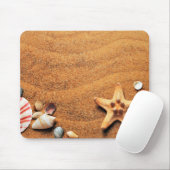 Sand mit Geschenken von Schaufenster Mousepad (Mit Mouse)