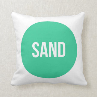 "Sand-" modisches grafisches Kissen