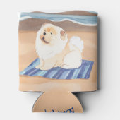 SAND N' SEE Creme Chow Chow Hund Dosenkühler (Rückseite)