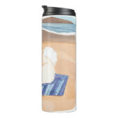 SAND N' SEE Creme Chow Hund thermische Trommel Thermosbecher (Nach rechts gedreht)