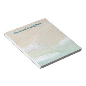 Sand n Surf vom Schreibtisch der Personalisierten Notizblock (angewinkelt)